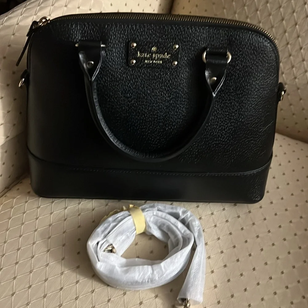 Kate Spade ♠️ New York Grove Street Carli black satchel LIKE NEW! - Picture 15 of 16